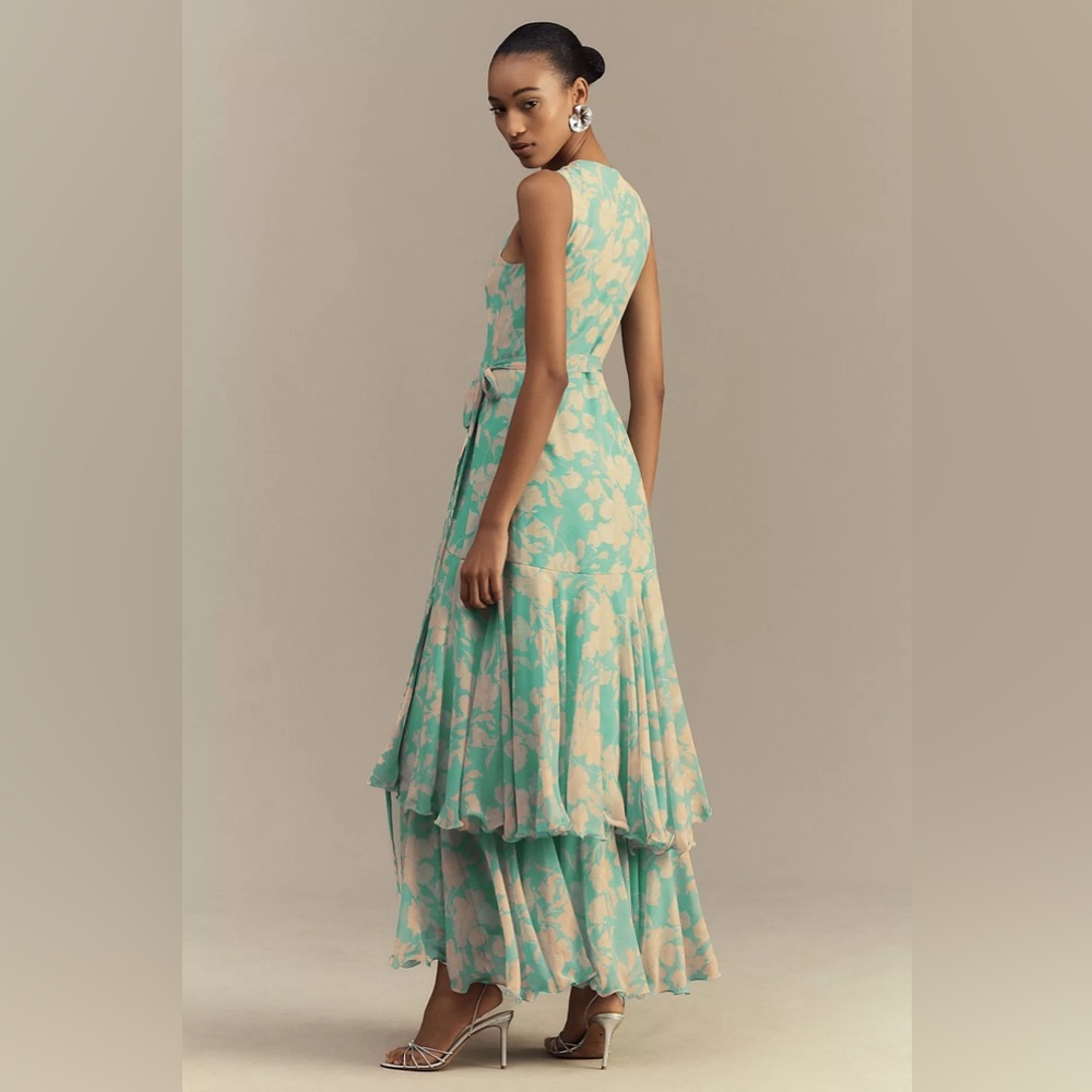 Hutch
Trinity Ruffled Chiffon Wrap Maxi Dress Anthropologie - Picture 3 of 11